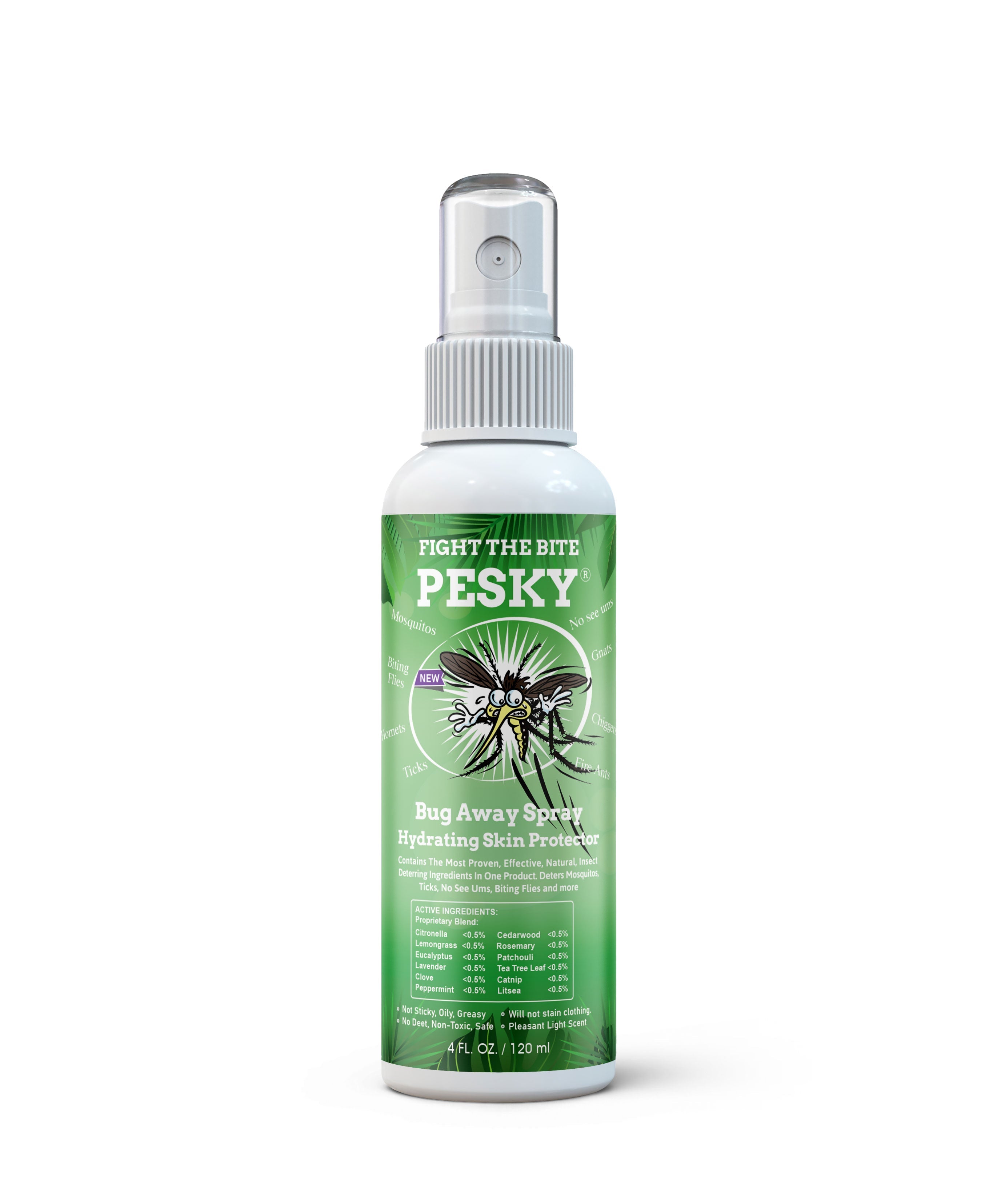 A PESKY® Bug Stay Away Spray and Natural Hydrating Skin Moisturizer ...