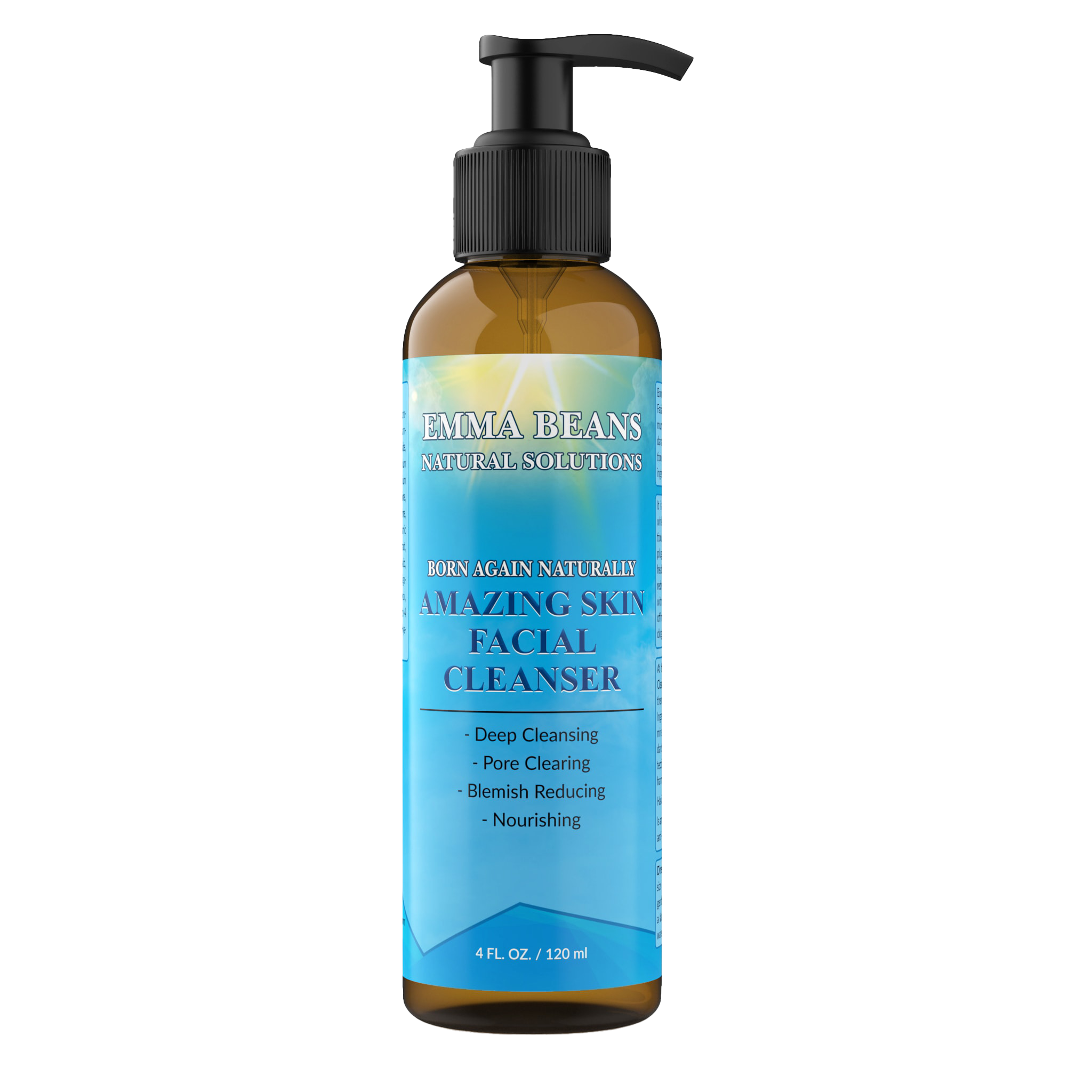 Emma Beans Born Again Naturally  Amazing Skin Facial Cleanser